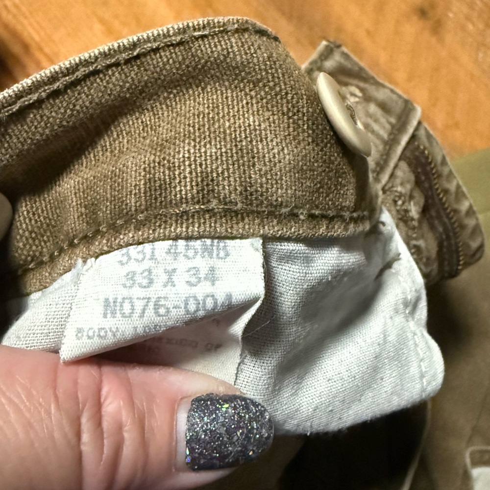 Vintage Wrangler Rugged Wear Tan Brush Guard Field Pants Tan Green